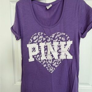 PINK Victoria's Secret Lavender Tee